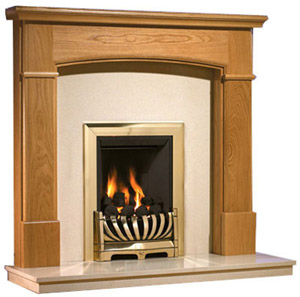 Hampshire Oak fireplace