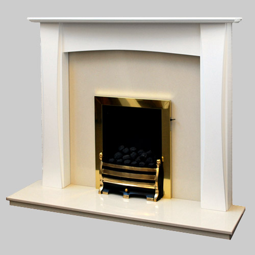White fire surround Leicester