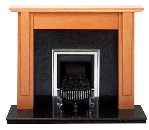 Shaker beech fire surround