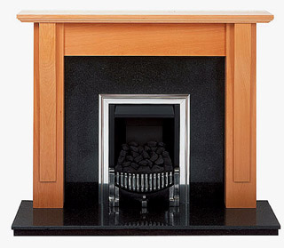 Shaker solid beech fire surround