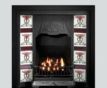 Tolouse cast iron fireplace