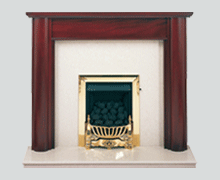 Mahogany fire surrounds