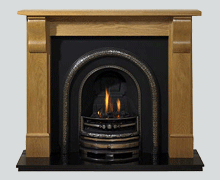 The Grand Corbel solid oak fire surround