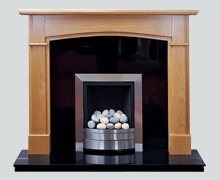 the Hampshire solid oak fire surround