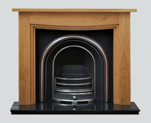 The Waterside solid oak fire surround