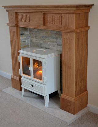 Oak fire surround Derby