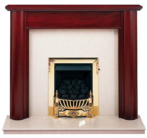 Maltby mahogany fire surround