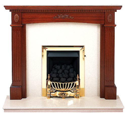 Windsor mahogany fire surround