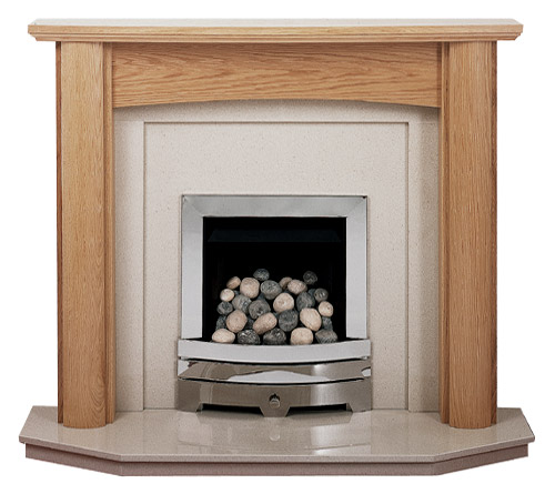 Kensington oak fire surround