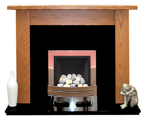 Minster oak fire surround