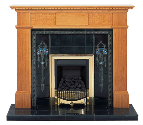 The Sherwood oak fire surround