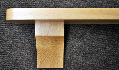 Oak Mantel Shelf Natural Oak