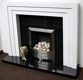 Cambridge white fireplace surround