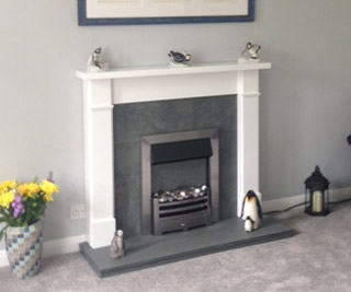 White fire surround Hampshire