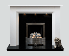 Nottingham white fireplace surround