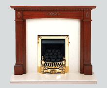 Windsor mahogany fireplace surround