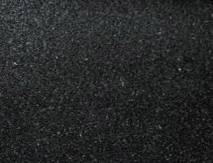Black granite hearth and back panel black Granite